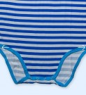 Kiddo Body Hvite og blå striper Body thumbnail